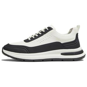 BASTO Износостойкие мужские низкие кеды повседневные бело-черные, цвет White/Black