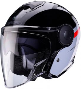 Шлем Caberg soho zephir jet, Black/Grey/Red
