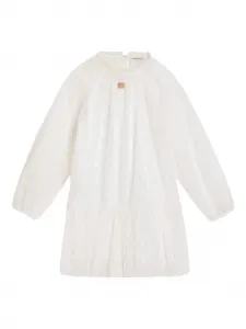 Платье с логотипом GD Dolce & Gabbana Kids, белый