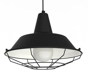 Подвесной светильник Lumicom Tivoli, 35x35x35 см, черно-белый