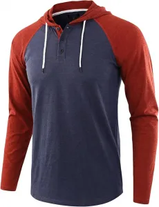 Мужская летняя толстовка с регланными рукавами и контрастными цветами