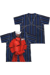 Футболка с коротким рукавом из полиэстера с принтом Фрэнка Ширли из фильма «Рождественские каникулы» (спереди и сзади) Gildan, мультиколор