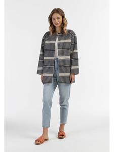 IZIA Куртка переходного цвета темно-синего/кремового оттенка