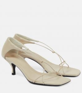 Сандалии из кожи с узлом Toteme, Pebble