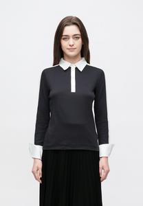 Топ Marc Cain Long sleeved top, Midnight Blue/Dark Blue