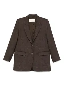 Фактурный пиджак I BLUES, коричневый