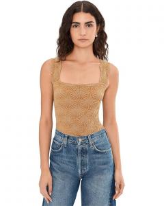 Женский топ Love Letter Free People, Bronzer