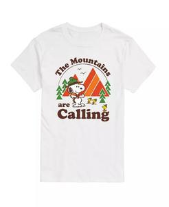 Мужская футболка Peanuts Mountains Calling AIRWAVES, белый