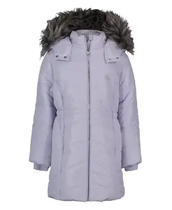 Детская куртка Aerial Puffer для девочек 4-6X Calvin Klein, фиолетовый