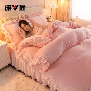 Yalu Комплект постельного белья 1,8 м, 4 предмета: пододеяльник 200x230 см