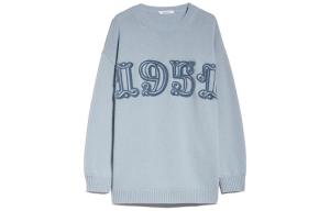 MaxMara Свитер женский светло-голубой