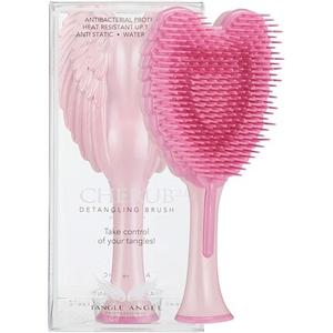 Детская мини-расческа для распутывания волос, антистатическая мягкая щетка для волос для девочек, детская - Tangle Angel Cherub Gloss Pink