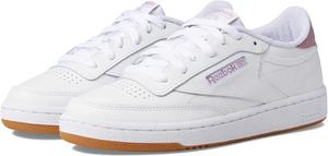 Женские кроссовки Reebok Club C 85, белый/сиреневый