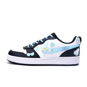 Кроссовки Nike Court Borough 2 Skateboarding Shoes Women's Low-top Black/white/blue/pink, синий