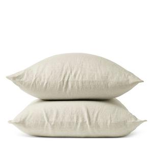 Подушка Relaxed Linen Standard Sham Coyuchi, синий