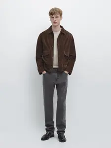 Джинсы зауженного кроя Massimo Dutti, grey