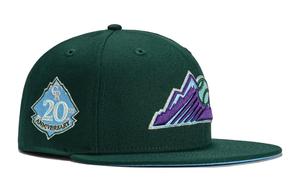 New Era Бейсболка из полиэстера унисекс зеленая, Green