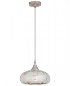 Подвесной светильник Signature 1-Light Mini Pendant Livex, серебро