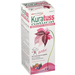 Kuratuss Натуральный сироп Детская добавка от кашля 190 г Pool Pharma