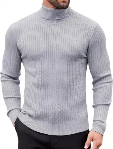 Теплый свитер с высоким воротником для холодной погоды