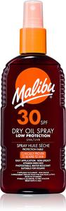 Сухое масло-спрей для загара SPF 30 Malibu, 200 мл