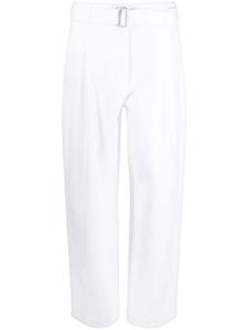 Philosophy Di Lorenzo Serafini габардиновые брюки с поясом, белый