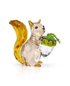 Фигурка белки и желудя «Идиллия» Swarovski, multicolor