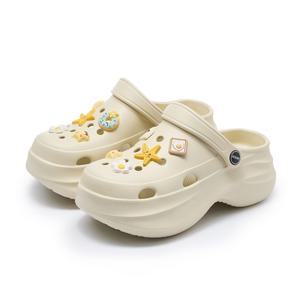 JOSINY Классические перфорированные клоги для женщин в цвете хаки, цвет Khaki