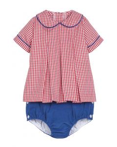 Маленький английский комплект подгузников Carson LITTLE ENGLISH, красный