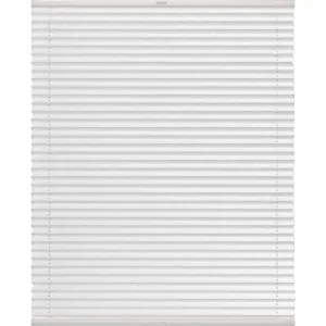 Жалюзи-плиссе indeko «advanced», светозащита, с отверстием, с креплением, эффект «мятости», на заказ, цвет weiß + weiß