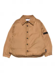 Куртка на пуговицах Aspesi Kids, коричневый