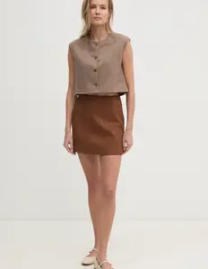 Жилет Answear Lab, коричневый