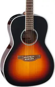 Акустико-электрогитара Takamine GY51E Parlor, массивная верхняя дека из ели, глянцевый коричнево-янтарный градиент