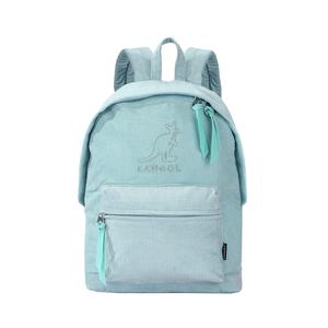 KANGOL Большой унисекс рюкзак из вельвета черный