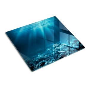 Тарелка 60x52 см Подводный мир TULUP, синий