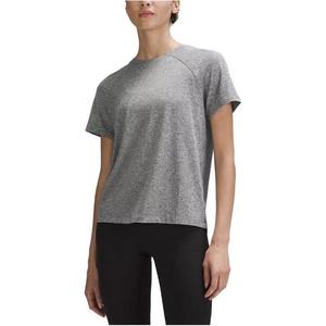 Футболка с рукавом реглан для женщин из коллекции License To Train Lululemon, серый