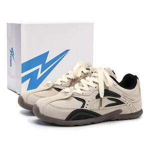 Feiyue Кроссовки для скейтбординга женские, низкие, коричневые/хаки