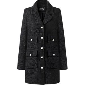 KARL LAGERFELD / Karl Lagerfeld Jeans Пальто KARL LAGERFELD SS24 женское черное, Black