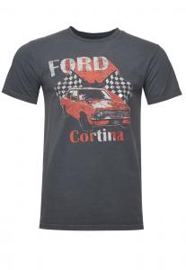 Классическая футболка Recovered Shirt Ford Vintage Cortina, черный