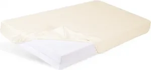 Простыня на резинке из джерси, хлопок, кремовый, 70х140 см BabyMatex