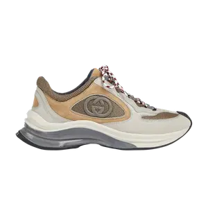 Кроссовки Gucci Wmns Run Sneaker, цвет Beige Tan Suede