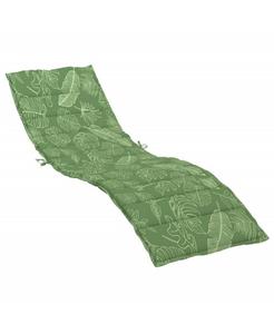 Подушка для шезлонга из ткани Оксфорд с узором в виде листьев vidaXL, Leaf design