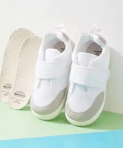 Регулируемые сетчатые домашние тапочки с ремешком и двумя стельками. Детская одежда, весна/лето 2026 Devirock, цвет 005-L Gray