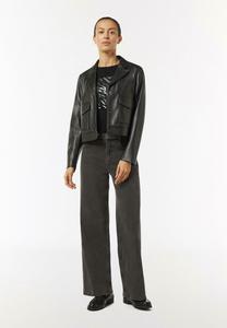 Футболка с принтом comma, черный