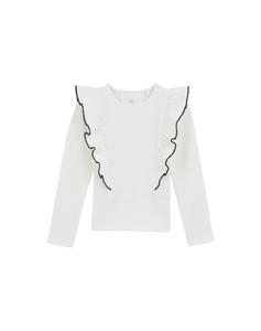 Лонгслив WE Fashion, Off white