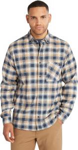 Timberland PRO Unisex-Adult Woodfort легкая фланелевая рубашка с длинным рукавом Flex, Wheat Boot Yd