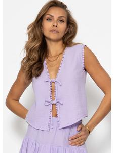 Топ SASSYCLASSY, сиреневый