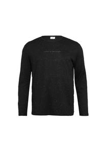 Топ с длинными рукавами AUS MIT LOGO s.Oliver, черный