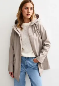 Короткое пальто с капюшоном New Look, Mink