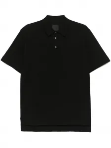 Рубашка поло с вышитым логотипом Givenchy, черный